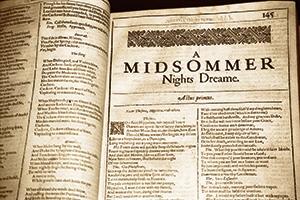 First folio of Shakespeare