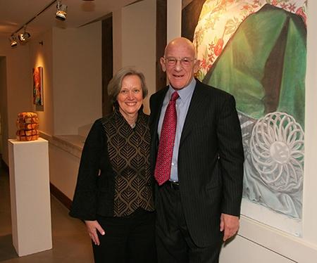 President Shirley M. Tilghman with Peter B. Lewis '55