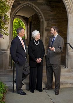 Christopher and Janet Kuenne with Professor Marc Fleurbaey